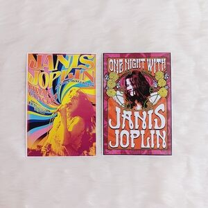 Janis Joplin Mini Poster Cards 2 ct